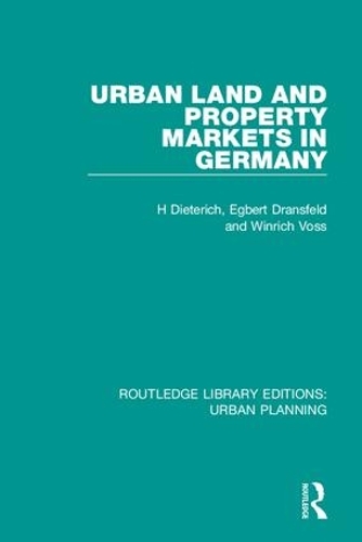 Бумажная книга «Urban Land and Property Markets in Germany», авторов Эгберт Дрансфельд, Х Дитерих, Винрих Восс - фото №1