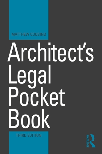Бумажная книга «Architect's Legal Pocket Book», автор Мэтью Кузинс - фото №1