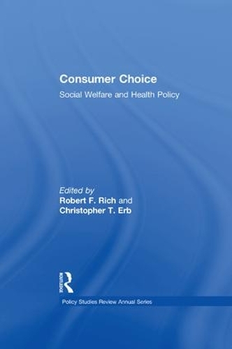 Бумажная книга «Consumer Choice: Social Welfare and Health Policy» - фото №1