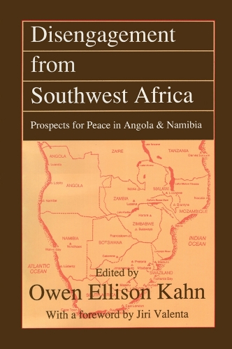 Паперова книга «Disengagement from Southwest Africa: Prospects for Peace in Angola and Namibia», автор Оуен Кан - фото №1