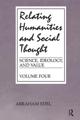 Бумажная книга «Relating Humanities and Social Thought», автор Авраам Эдель - фото №1
