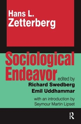 Бумажная книга «Sociological Endeavor» - фото №1