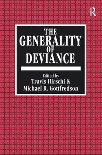 Паперова книга «The Generality of Deviance» - фото №1