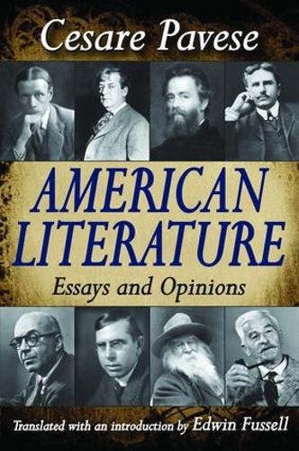 Бумажная книга «American Literature: Essays and Opinions», автор Чезаре Павезе - фото №1