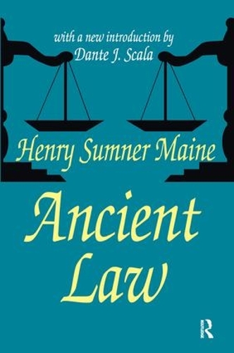 Бумажная книга «Ancient Law», авторов Данте Дж. Скала, Генри Самнер Мэн - фото №1