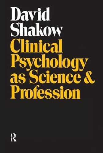 Бумажная книга «Clinical Psychology as Science and Profession», авторов Дэвид Шаков, Дж. Роланд Пеннок - фото №1