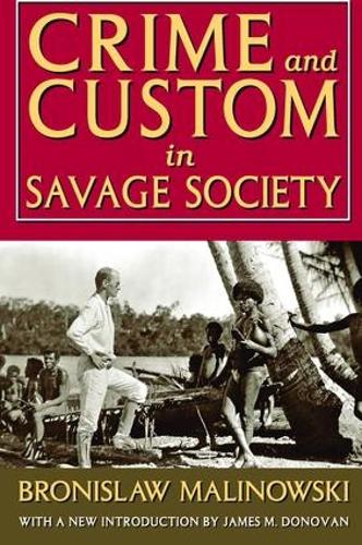 Паперова книга «Crime and Custom in Savage Society», авторів Броніслав Маліновські, Рассел Сміт - фото №1