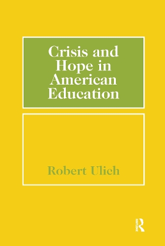 Бумажная книга «Crisis and Hope in American Education» - фото №1
