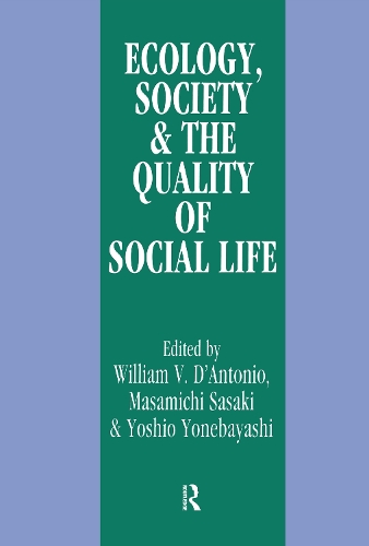 Бумажная книга «Ecology, World Resources and the Quality of Social Life», авторов Масамичи Сасаки, Уильям В. Д'Антонио, Есио Енэбаяси - фото №1