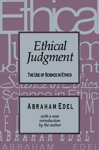 Паперова книга «Ethical Judgment: The Use of Science in Ethics», автор Абрахам Едель - фото №1