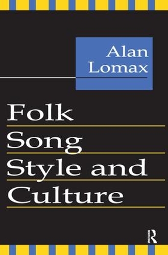 Бумажная книга «Folk Song Style and Culture», автор Алан Ломакс - фото №1