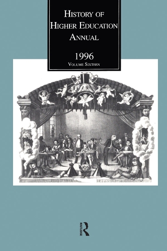 Паперова книга «History of Higher Education Annual: 1996: 1996» - фото №1