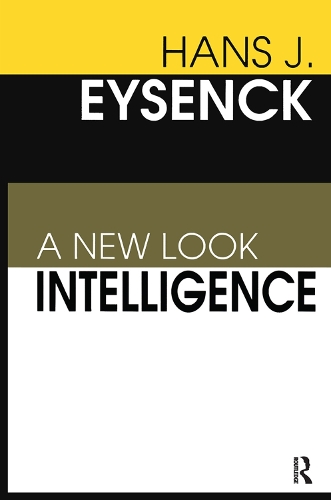 Бумажная книга «Intelligence: A New Look», автор Ганс Юрген Айзенк - фото №1