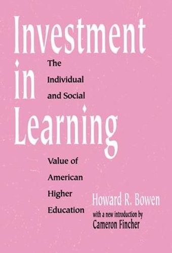Бумажная книга «Investment in Learning: The Individual and Social Value of American Higher Education» - фото №1