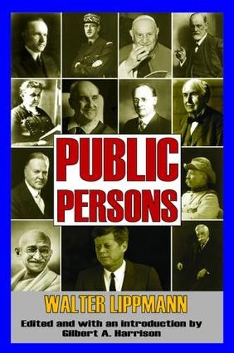 Паперова книга «Public Persons», автор Волтер Ліппманн - фото №1
