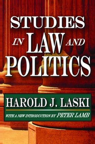Паперова книга «Studies in Law and Politics», автор Гарольд Ласкі - фото №1