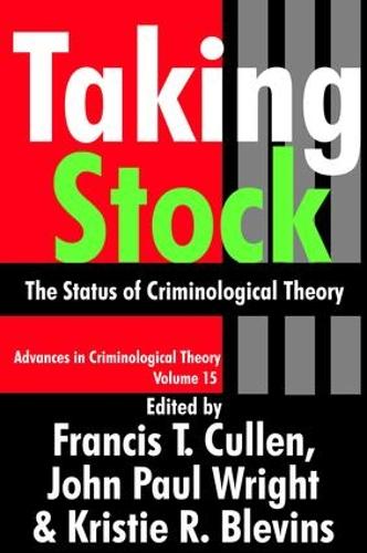 Паперова книга «Taking Stock: The Status of Criminological Theory» - фото №1