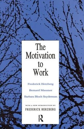 Паперова книга «Motivation to Work», автор Фредерік Герцберг - фото №1