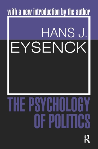 Паперова книга «The Psychology of Politics», автор Ганс Юрген Айзенк - фото №1