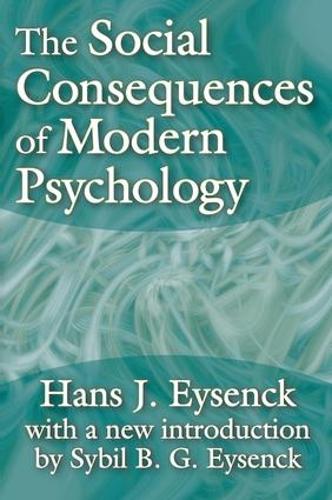 Паперова книга «The Social Consequences of Modern Psychology», автор Ганс Юрген Айзенк - фото №1