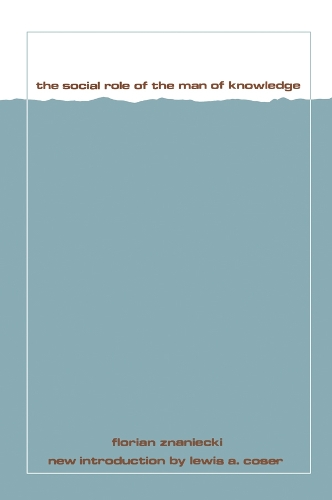 Паперова книга «The Social Role of the Man of Knowledge», автор Флоріан Знанецькі - фото №1