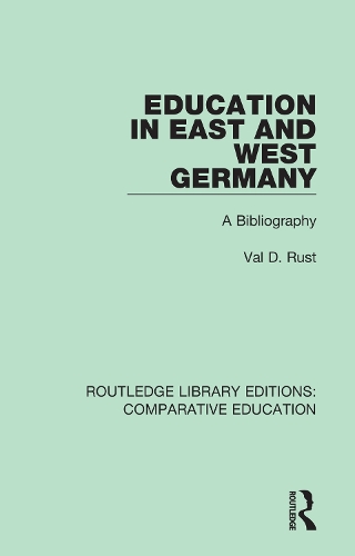 Бумажная книга «Education in East and West Germany: A Bibliography», автор Вэл Д. Раст - фото №1