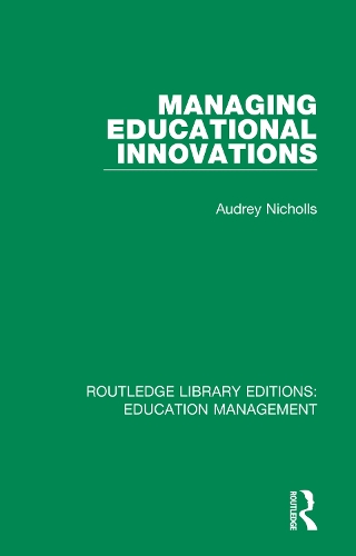 Бумажная книга «Managing Educational Innovations», автор Одри Николлс - фото №1
