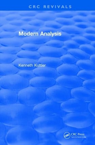 Бумажная книга «Revival: Modern Analysis (1997)», автор Кеннет Каттлер - фото №1