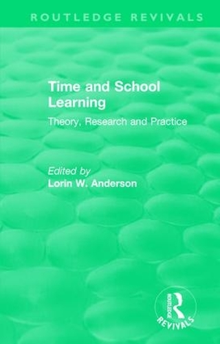 Паперова книга «Time and School Learning (1984): Theory, Research and Practice» - фото №1