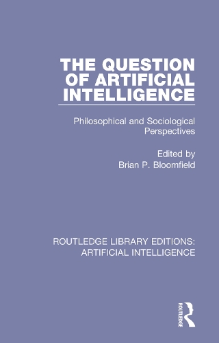 Паперова книга «The Question of Artificial Intelligence: Philosophical and Sociological Perspectives» - фото №1