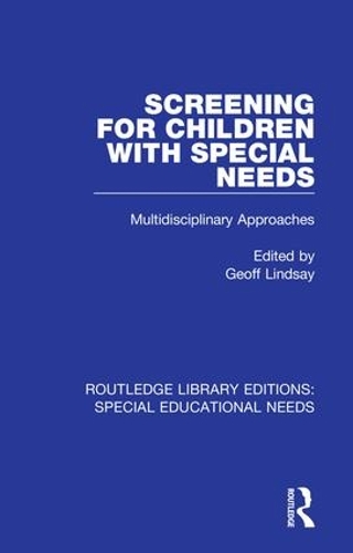 Паперова книга «Screening for Children with Special Needs: Multidisciplinary Approaches» - фото №1