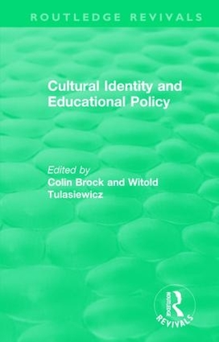 Паперова книга «Cultural Identity and Educational Policy» - фото №1