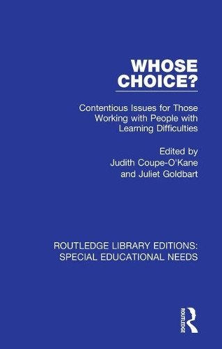 Паперова книга «Whose Choice?: Contentious Issues for Those Working with People with Learning Difficulties» - фото №1