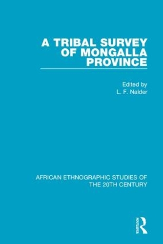 Паперова книга «A Tribal Survey of Mongalla Province» - фото №1