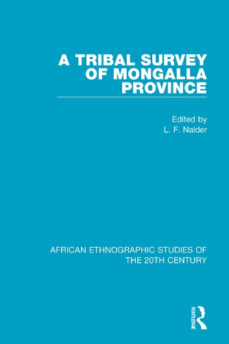 Паперова книга «A Tribal Survey of Mongalla Province» - фото №1
