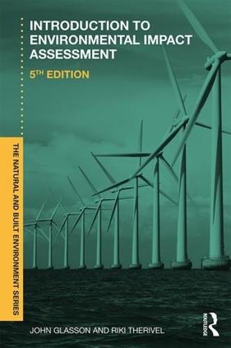 Паперова книга «Introduction To Environmental Impact Assessment», авторів Джон Глассон, Рікі Терівель - фото №1