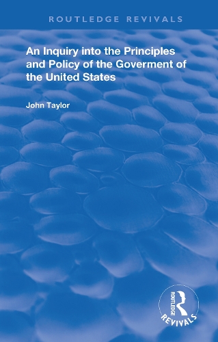 Бумажная книга «An Inquiry Into The Principles And Policy Of The Goverment Of The United States» - фото №1
