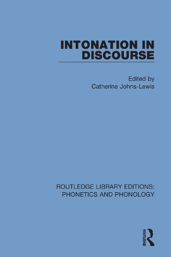 Бумажная книга «Intonation in Discourse» - фото №1