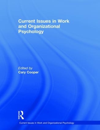 Паперова книга «Current Issues in Work and Organizational Psychology» - фото №1