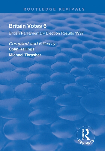 Паперова книга «Britain Votes 6: Parliamentary Election Results 1997» - фото №1