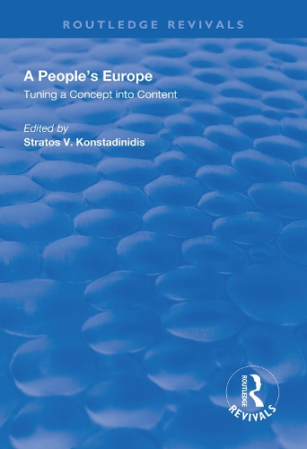 Бумажная книга «A People's Europe: Turning a Concept into Content» - фото №1