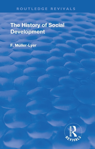 Бумажная книга «The History of Social Development», автор Ф. Мюллер-Лайер - фото №1