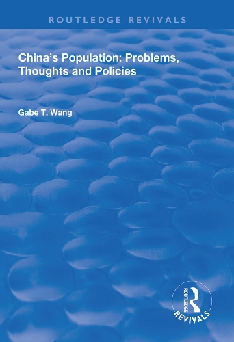 Бумажная книга «China's Population: Problems, Thoughts and Policies», автор Гейб Т. Ванг - фото №1
