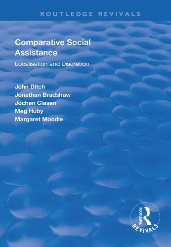 Паперова книга «Comparative Social Assistance: Localisation and Discretion», авторів Джон Дітч, Джонатан Бредшоу, Маргарет Муді, Мег Хьюбі - фото №1
