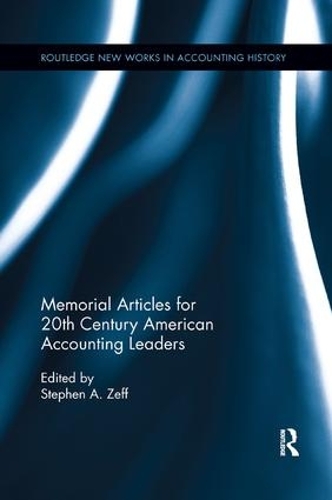 Бумажная книга «Memorial Articles for 20th Century American Accounting Leaders» - фото №1