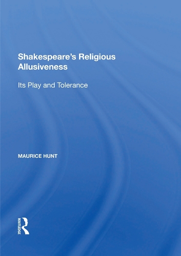 Бумажная книга «Shakespeare's Religious Allusiveness: Its Play and Tolerance» - фото №1