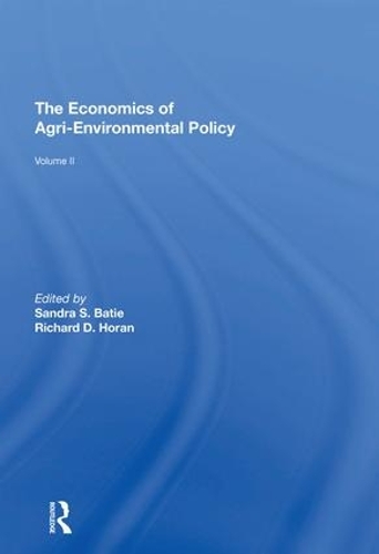 Паперова книга «The Economics of Agri-Environmental Policy, Volume II», авторів Річард Д. Горан, Сандра С. Бейті - фото №1