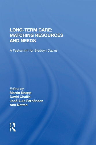 Паперова книга «Long-Term Care: Matching Resources and Needs», автор Девід Челліс - фото №1