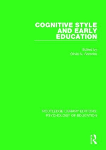 Паперова книга «Cognitive Style in Early Education» - фото №1