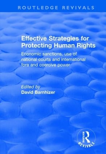 Бумажная книга «Effective Strategies for Protecting Human Rights: Economic Sanctions, Use of National Courts and International fora and Coercive Power» - фото №1